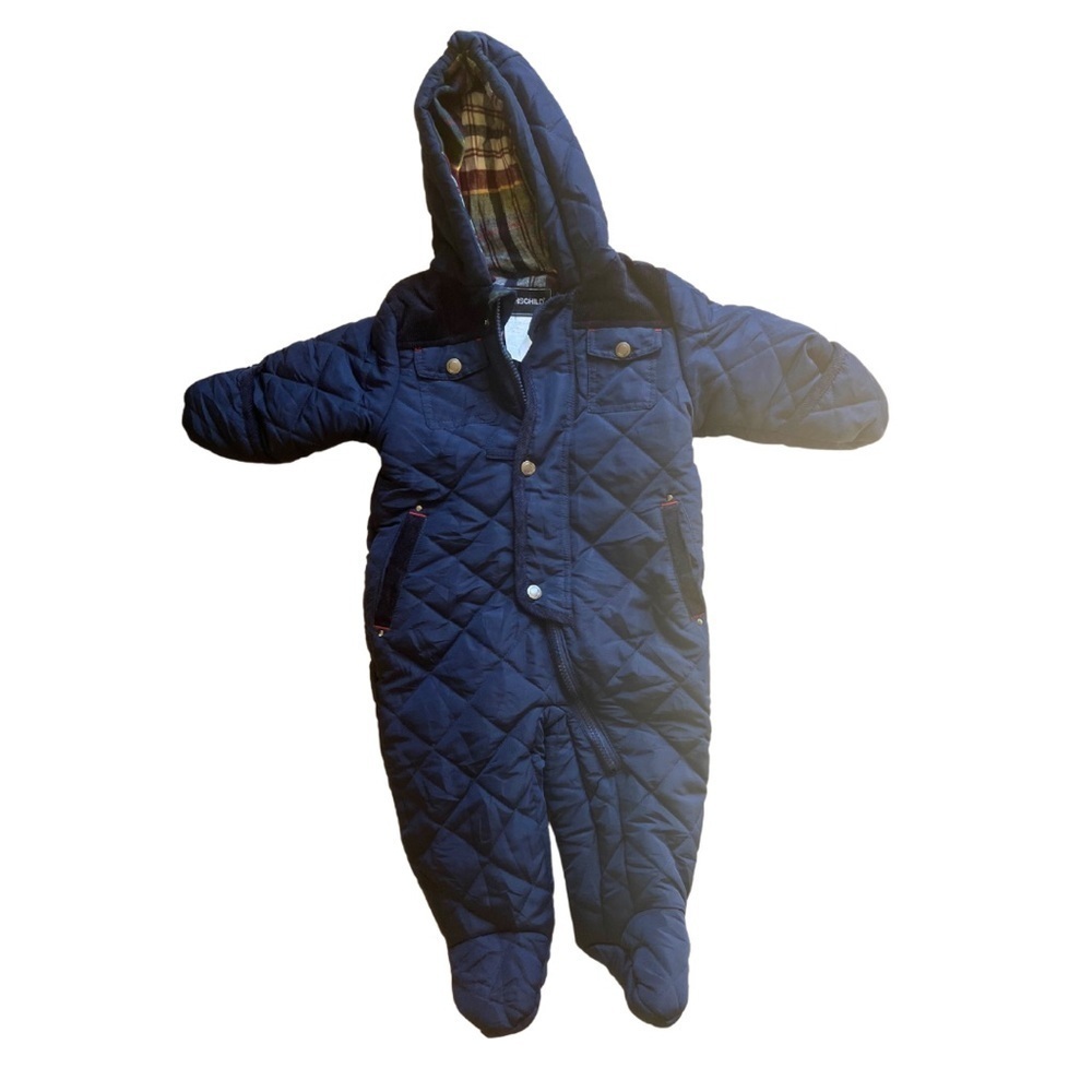 ROTHSCHILD - quilted 12 months winter bunting suit